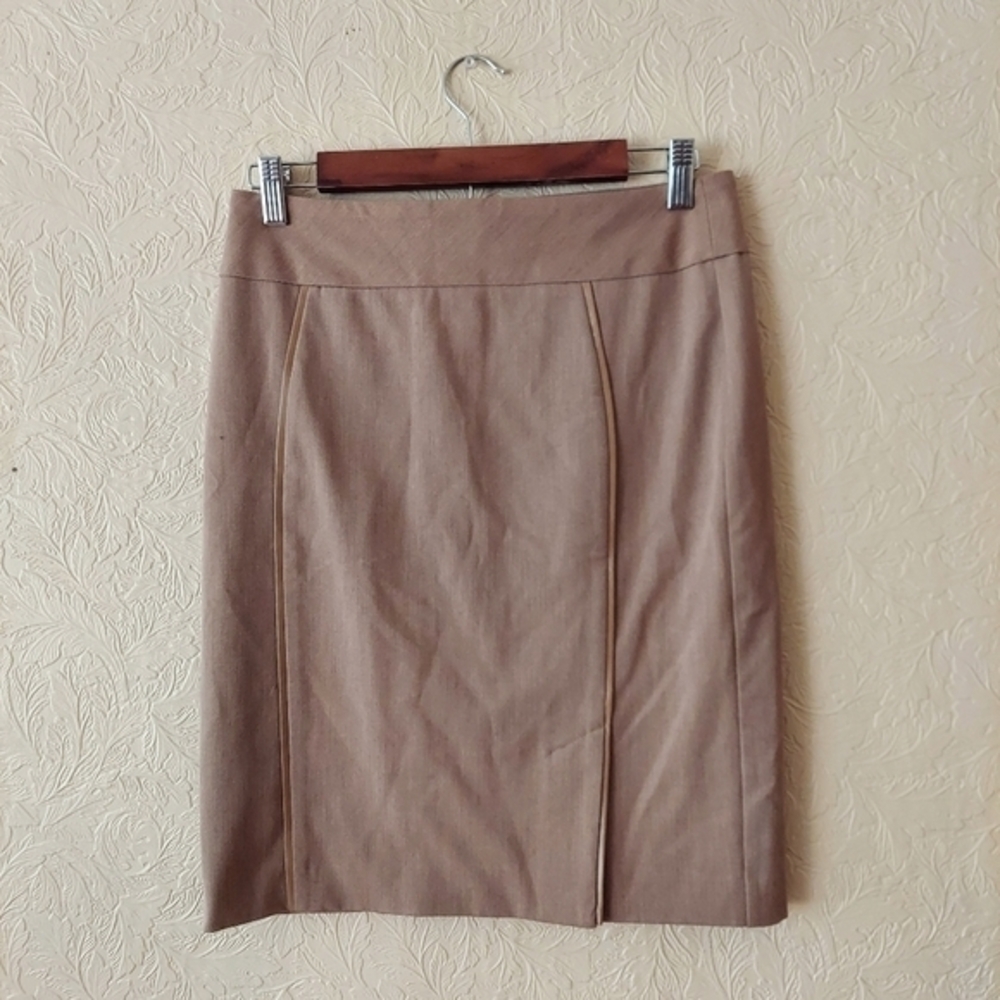 Rekucci Collection Tan Pencil Skirt Stretch Size 6